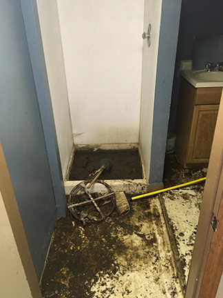 Sewage Backup Sewage backup